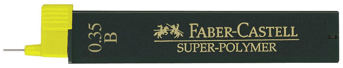 FABER-CASTELL Bleistiftminen B 0.35 mm schwarz FABER-CASTELL Bleistiftminen B 0.35 mm schwarz
